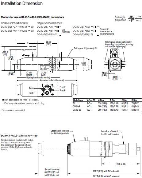 ���ٵ�Ż��� DG4V-3-C-U-60 ���