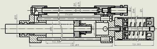 Һѹ - ���ף������� - Һѹִ������34x18x165.7 mm