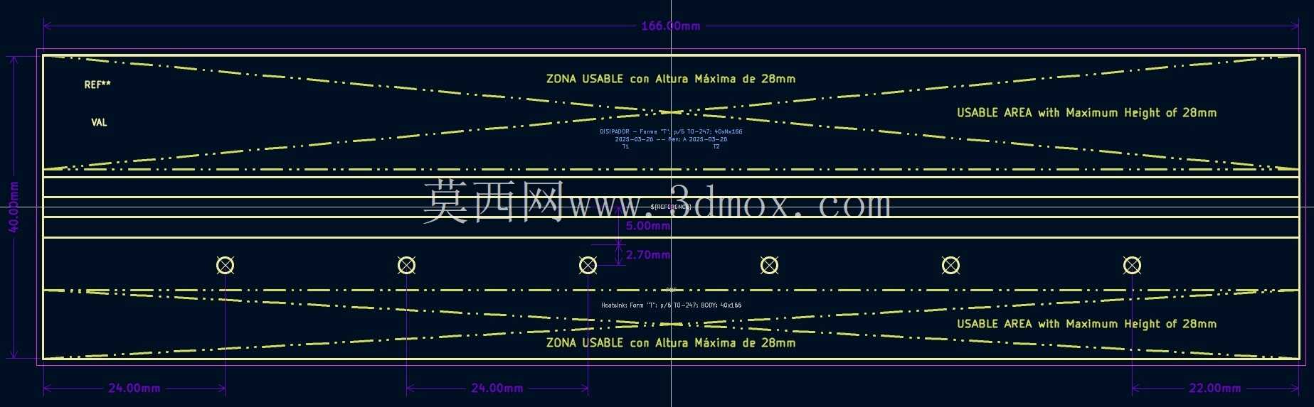 ɢ���� 6 x TO-247 40x75x166mm