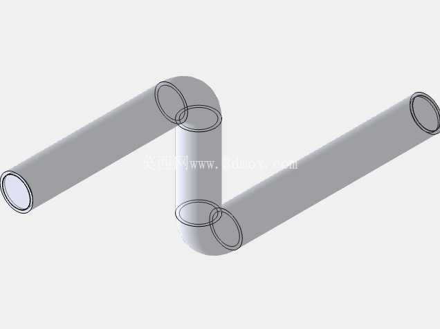 SolidWorks Flow Simulation 通过管道