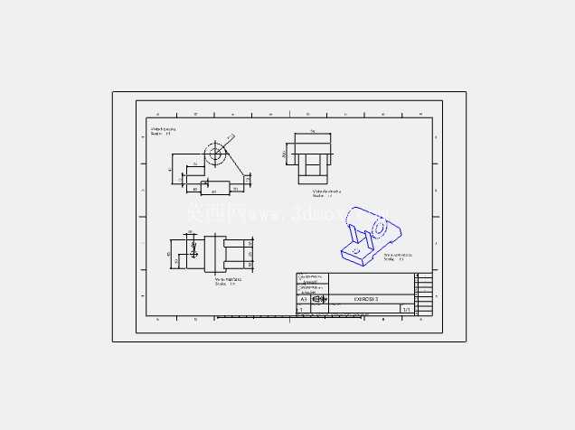 CAD 练习 3
