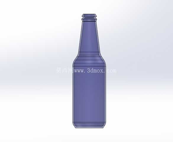 Botella Simple con Redondeos - ��Բ�ǵļ�ƿ�� - SolidWorks ģ��