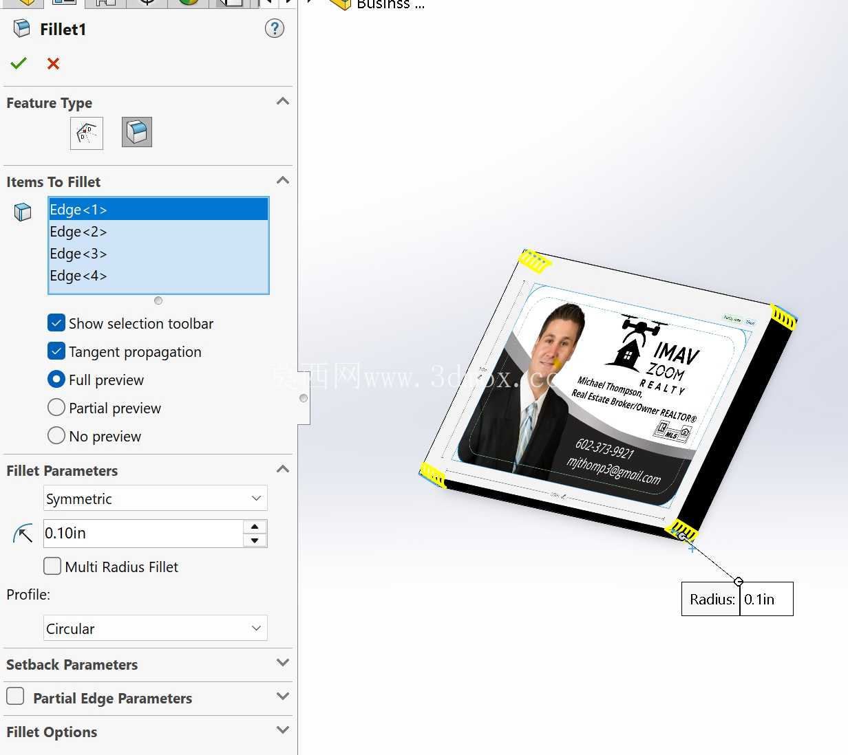 WBL 项目:在 SolidWorks 中设计无人机名片的 CAD 模型