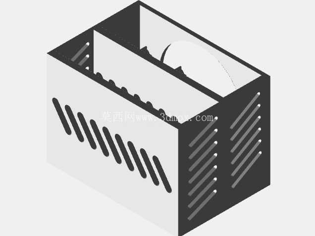 Carcasa para Arduino UNO 和 NEMA 23 驱动程序和通风