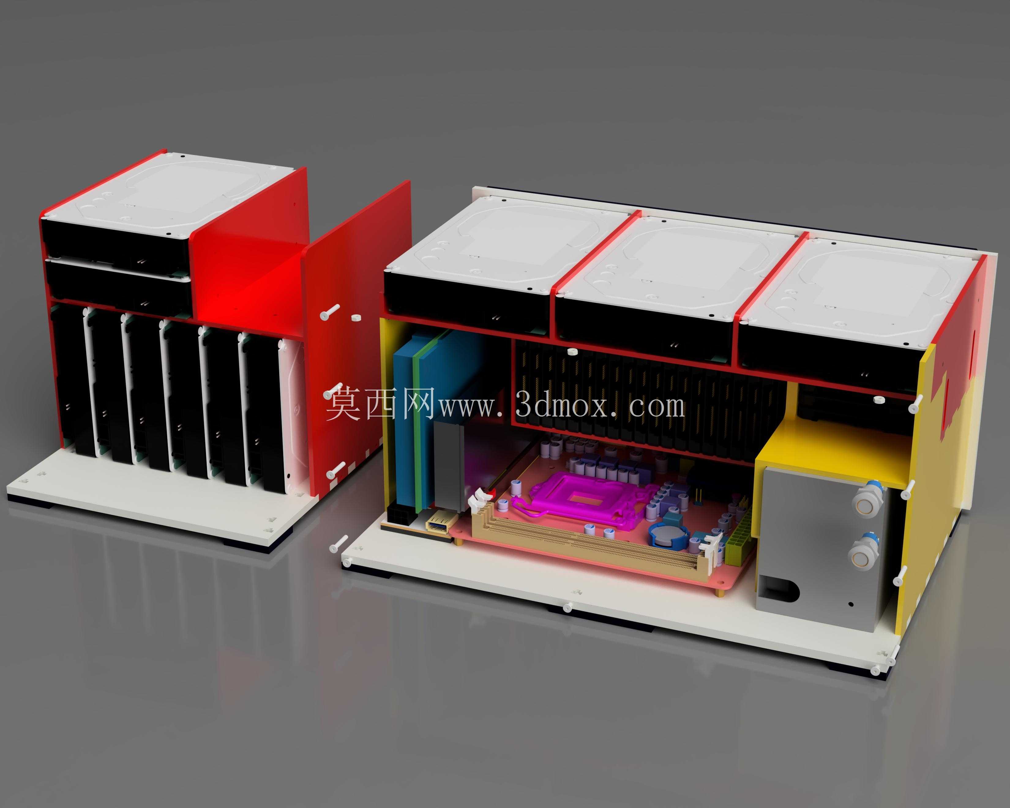 PC BOX S+ Mini-ITX v5(24SSD、3HDD + 8HDD)