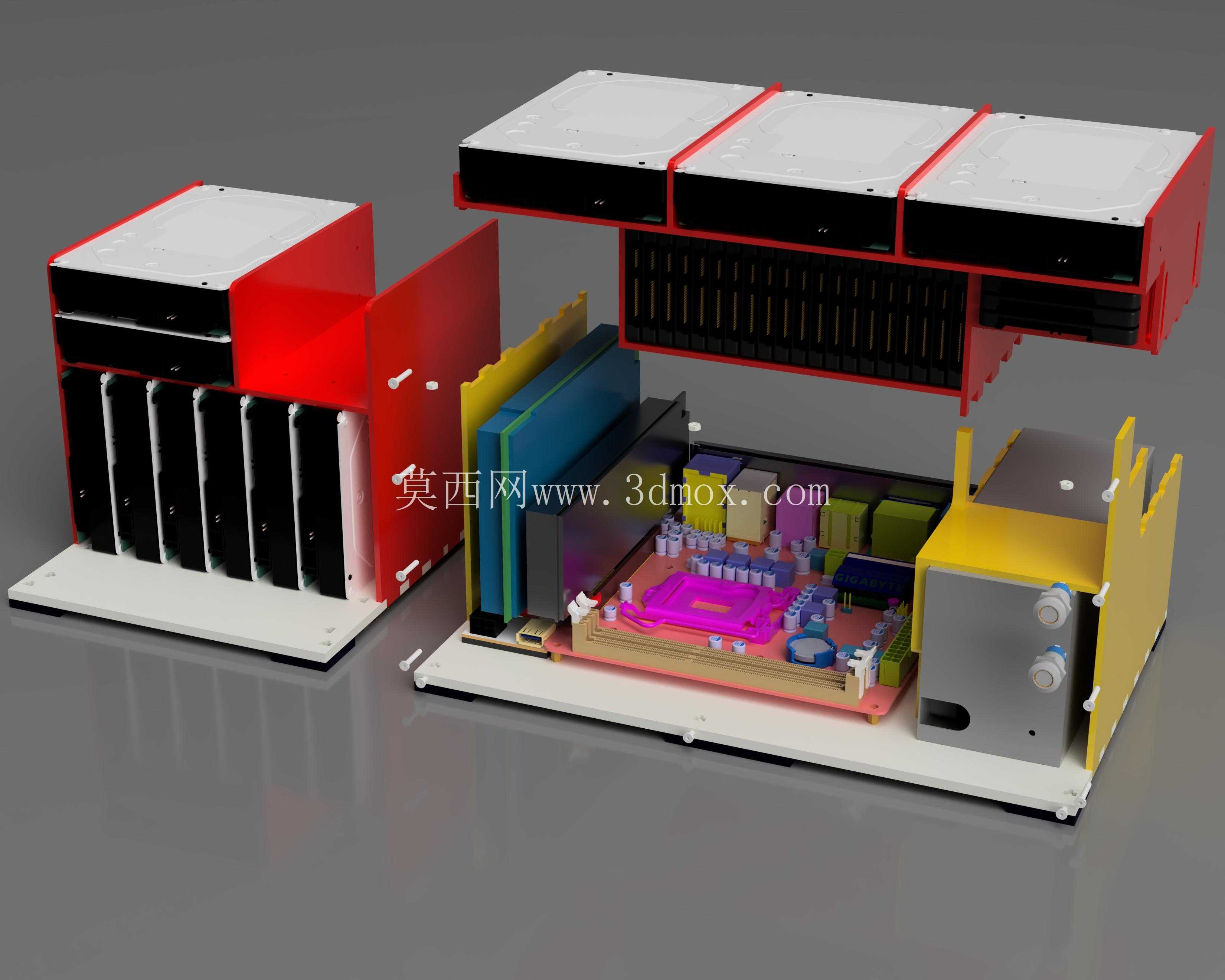 PC BOX S+ Mini-ITX v5(24SSD、3HDD + 8HDD)