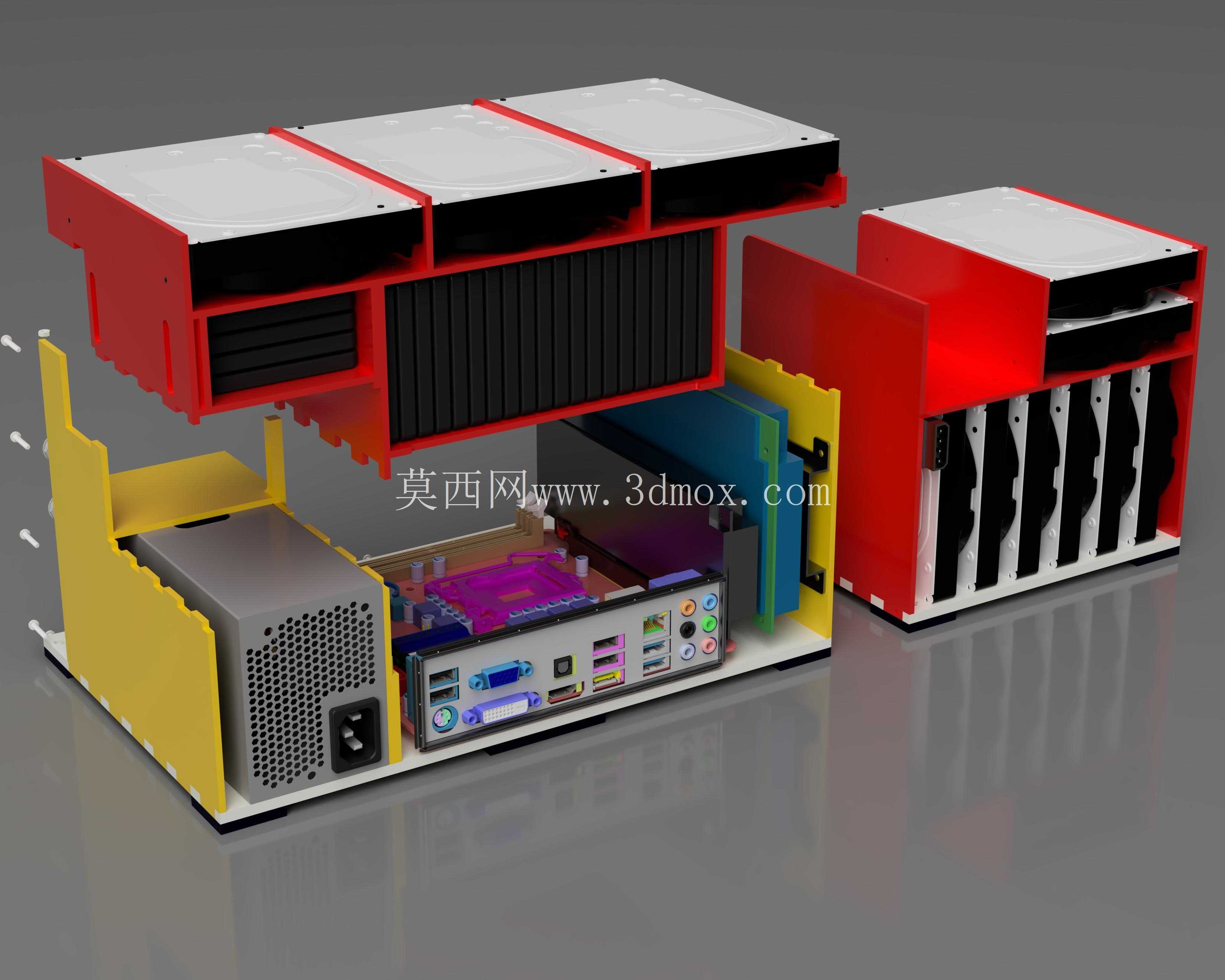 PC BOX S+ Mini-ITX v5(24SSD、3HDD + 8HDD)