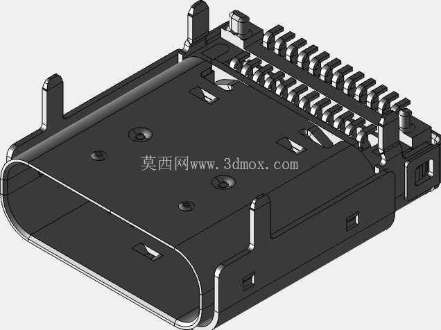 usb type c 24pin SMT型外壳DIP型