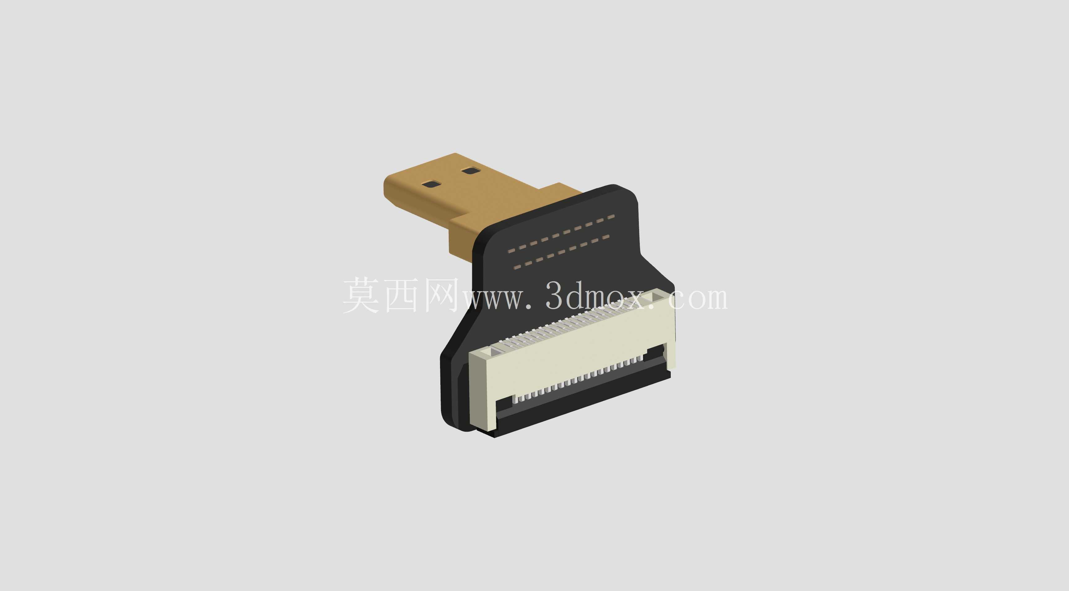CY CYFPVHDMI Micro HDMI D 型公头下角 90 度