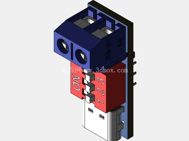�� DIP ���غͽ��ߺе� Micro USB PD ��