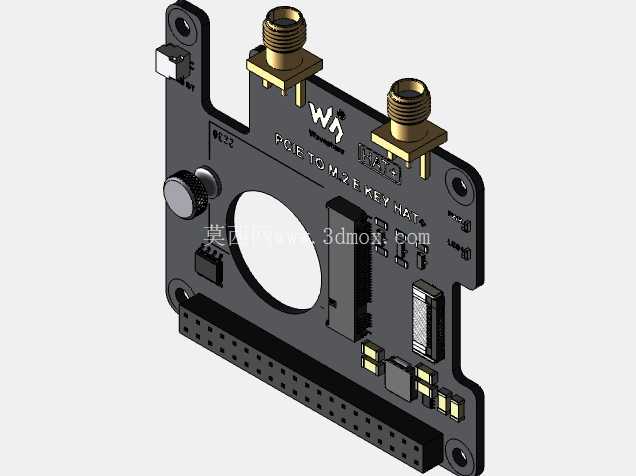 Waveshare PCIe 转 M.2 E KEY HAT