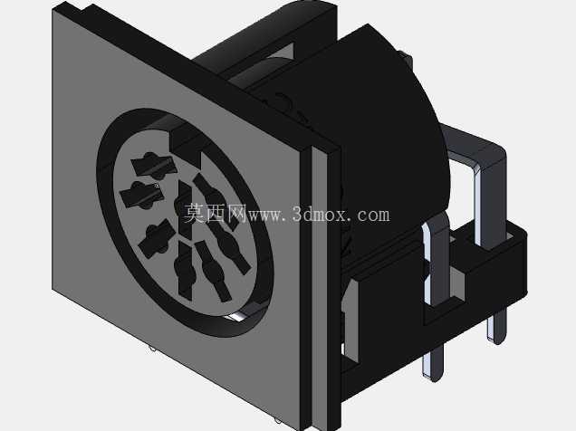 DIN 8 270�㣨ȫ�ߴ�13.2MM��ĸ��ͷ������90�����PCB