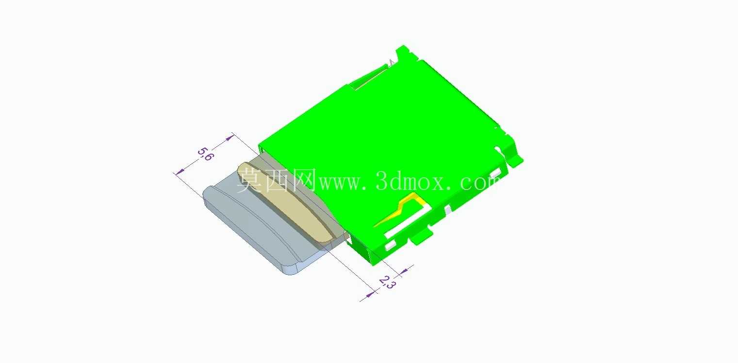 Micro SD 卡连接器 Push-Push h=1.85mm