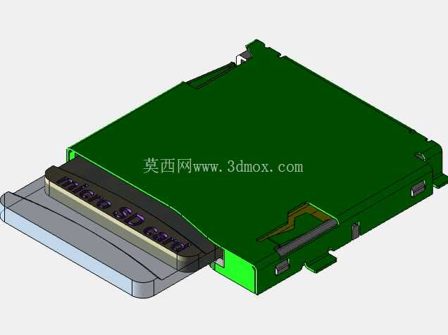 Micro SD 卡连接器 Push-Push h=1.85mm
