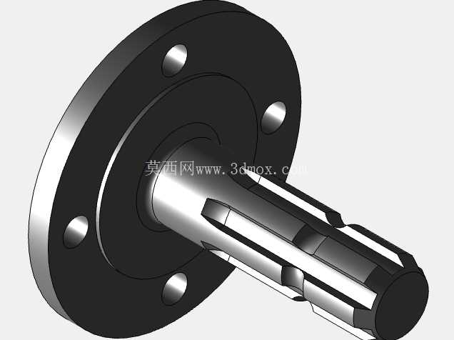 花键轴| SolidWorks 模型