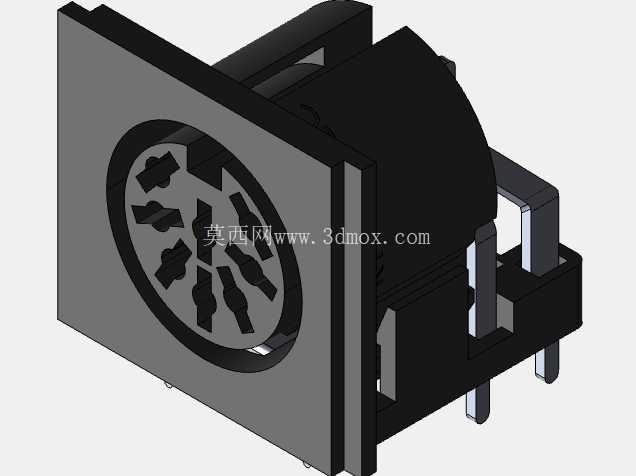 DIN 8 262�㣨ȫ�ߴ�13.2MM��ĸ��ͷ������90�����PCB