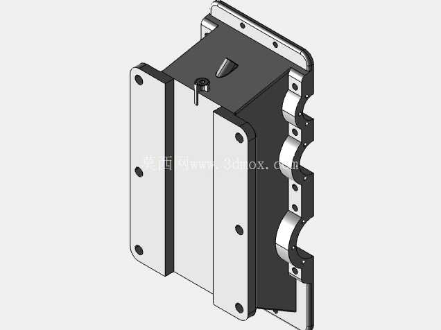 CARTER INFERIEUR DU REDUCTEUR DE VITESSE_FORMAT STEP 可用的浇注版本