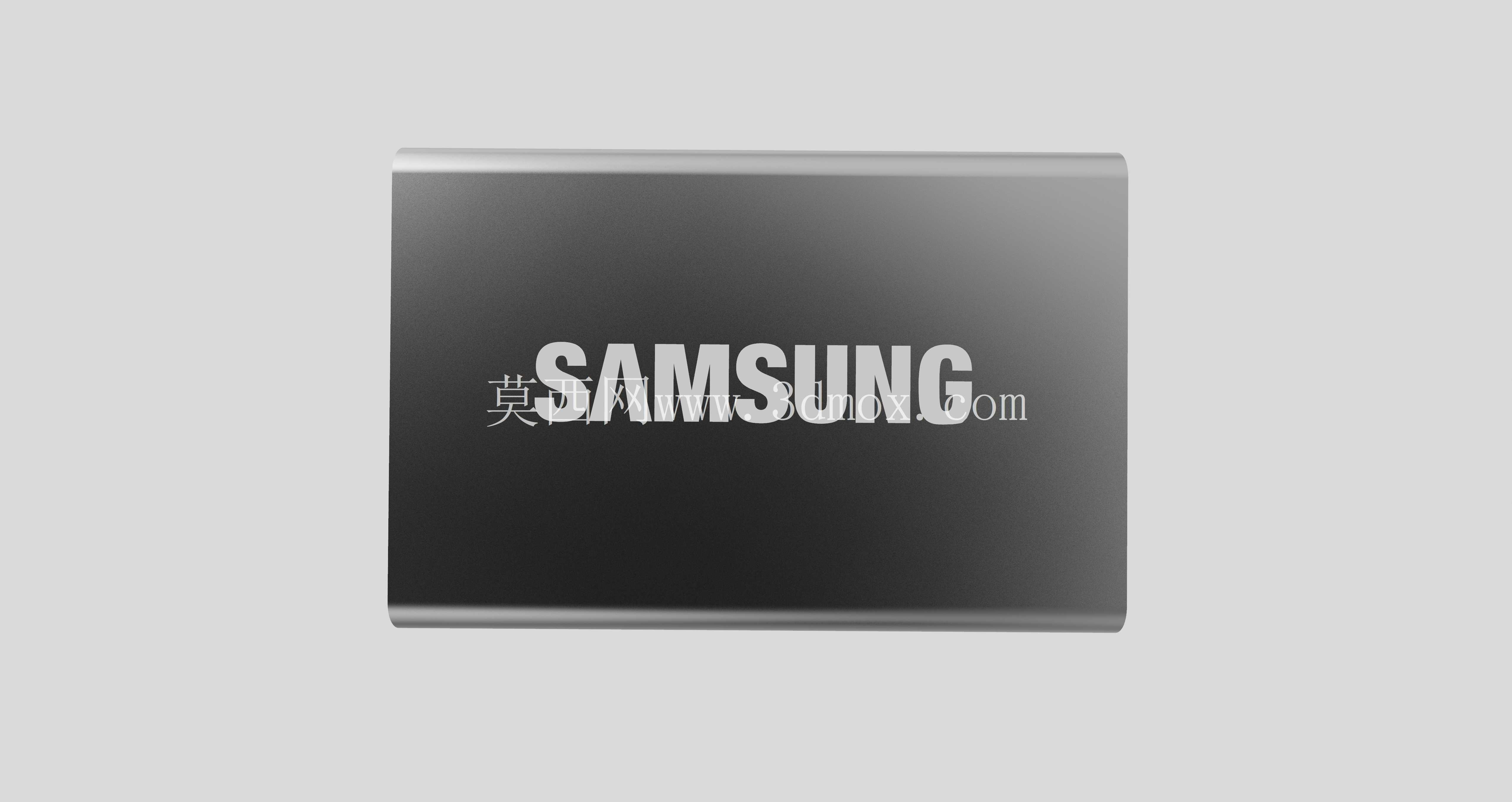 三星 T7 便携式 SSD - CAD 模型