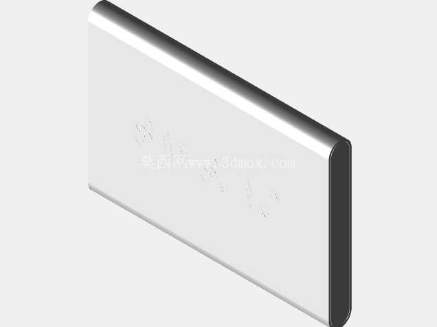 三星 T7 便携式 SSD - CAD 模型