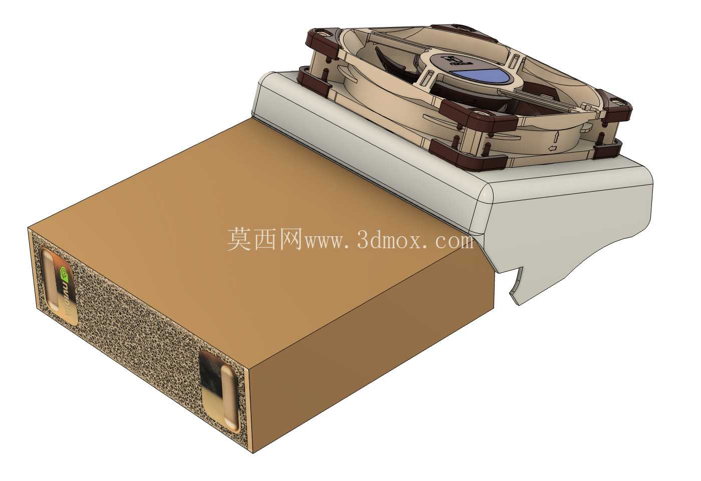 Nvidia DGX Spark (GB10) 后通风冷却管道
