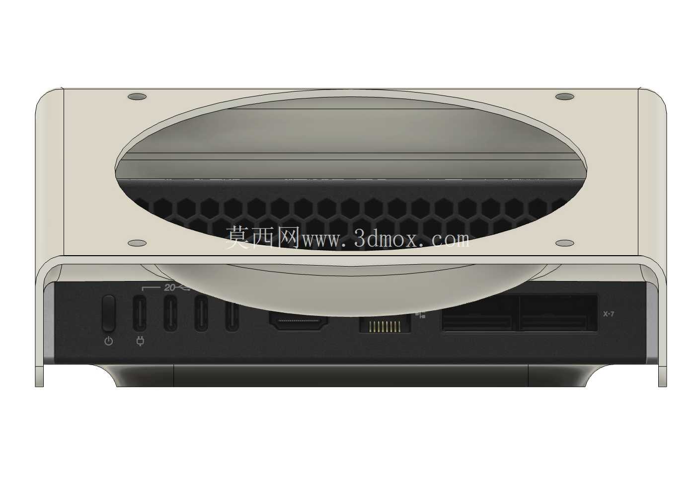 Nvidia DGX Spark (GB10) 后通风冷却管道