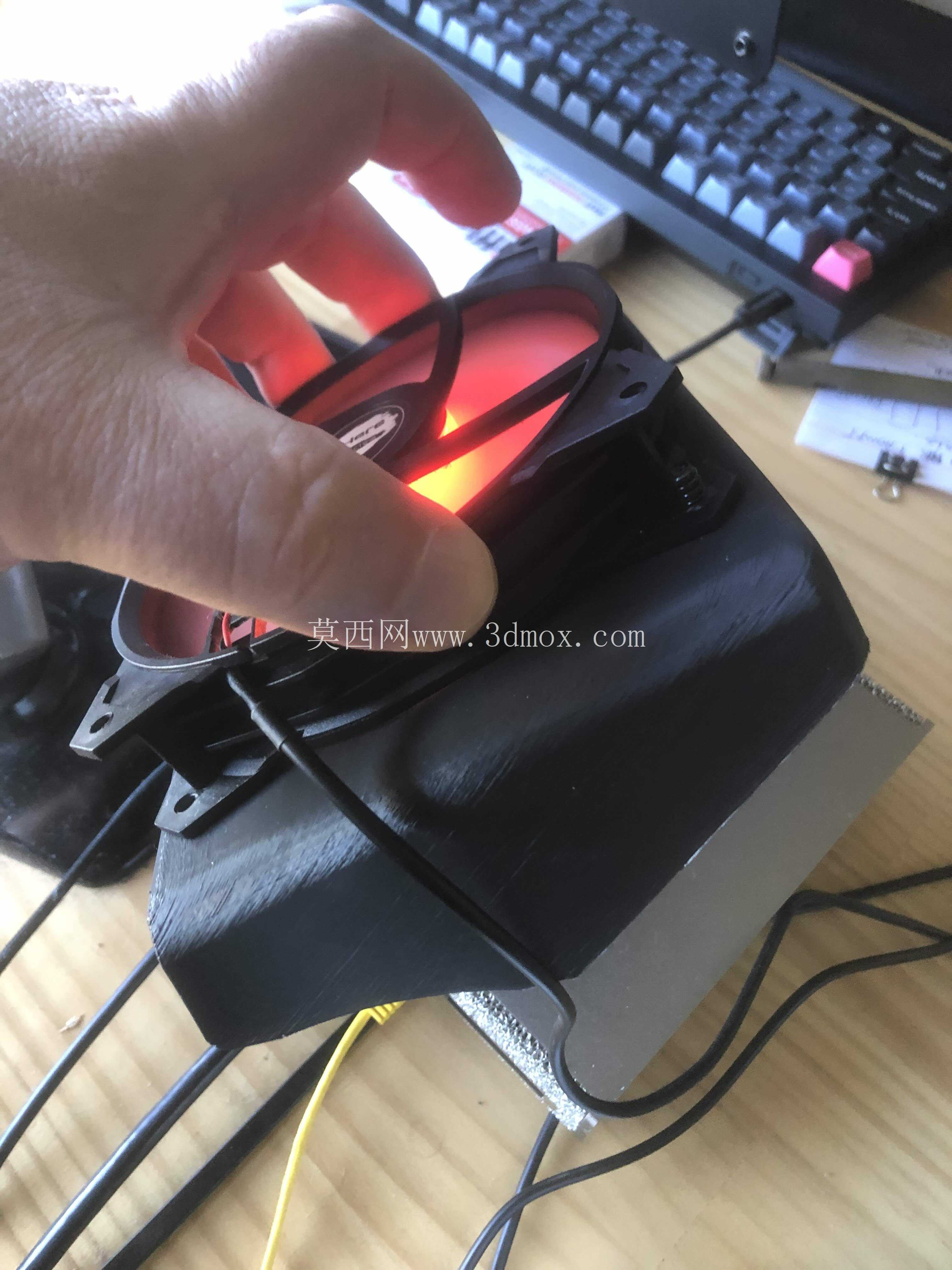 Nvidia DGX Spark (GB10) 后通风冷却管道