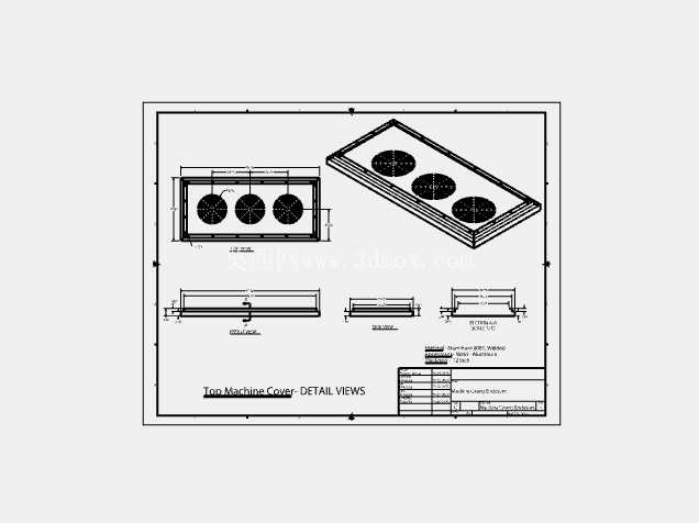 机器外壳组装-3D CAD