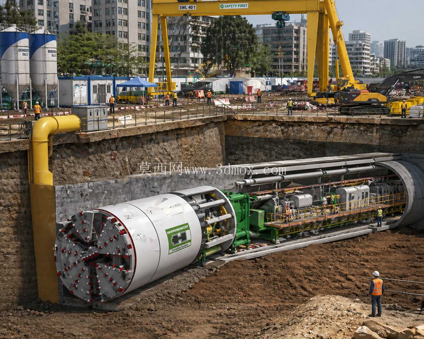 EPB 型隧道掘进机 (TBM) - EPB Tipi Tünel A?ma Makinesi (TBM)