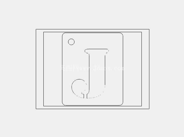 ��ĸ��ǩ 60mmH x 50mmW x 2mm