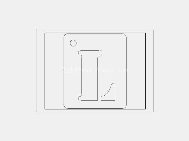 ��ĸ��ǩ 60mmH x 50mmW x 2mm