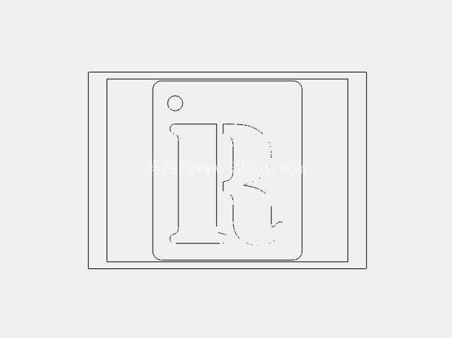 ��ĸ��ǩ 60mmH x 50mmW x 2mm