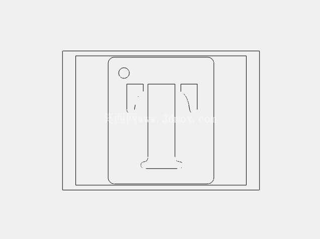 ��ĸ��ǩ 60mmH x 50mmW x 2mm