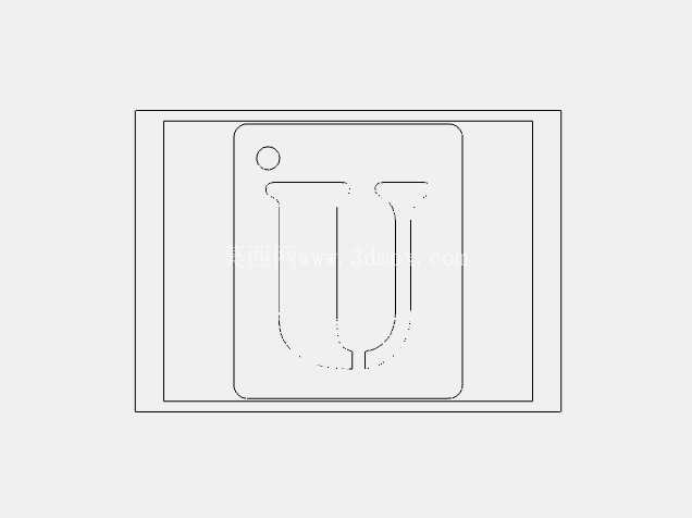 ��ĸ��ǩ 60mmH x 50mmW x 2mm