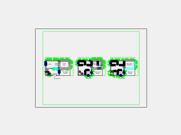 住宅平面图(96.875平方米)