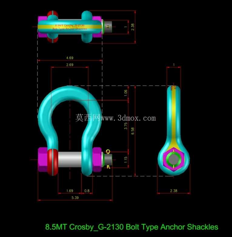 8MT Crosby_G-2130 ��˨��êж�� - Ӣ��
