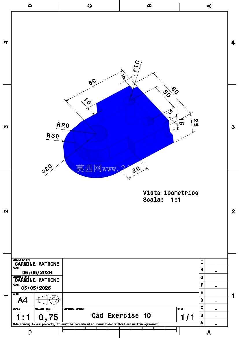 CAD ��ϰ 10