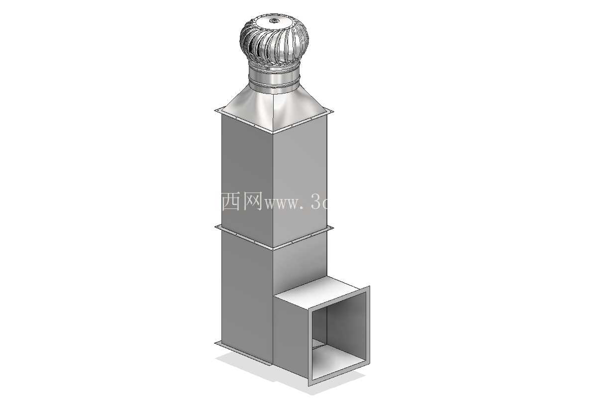 带风力涡轮机提取器的工业屋顶通风管道(?ng th?ng gió))