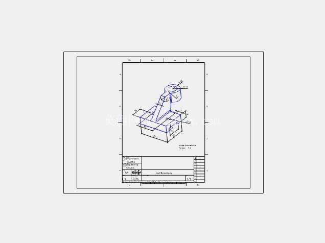 CAD 练习 6