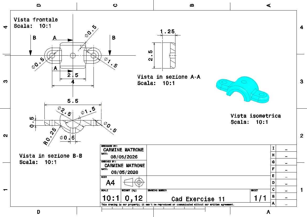 CAD 练习 11
