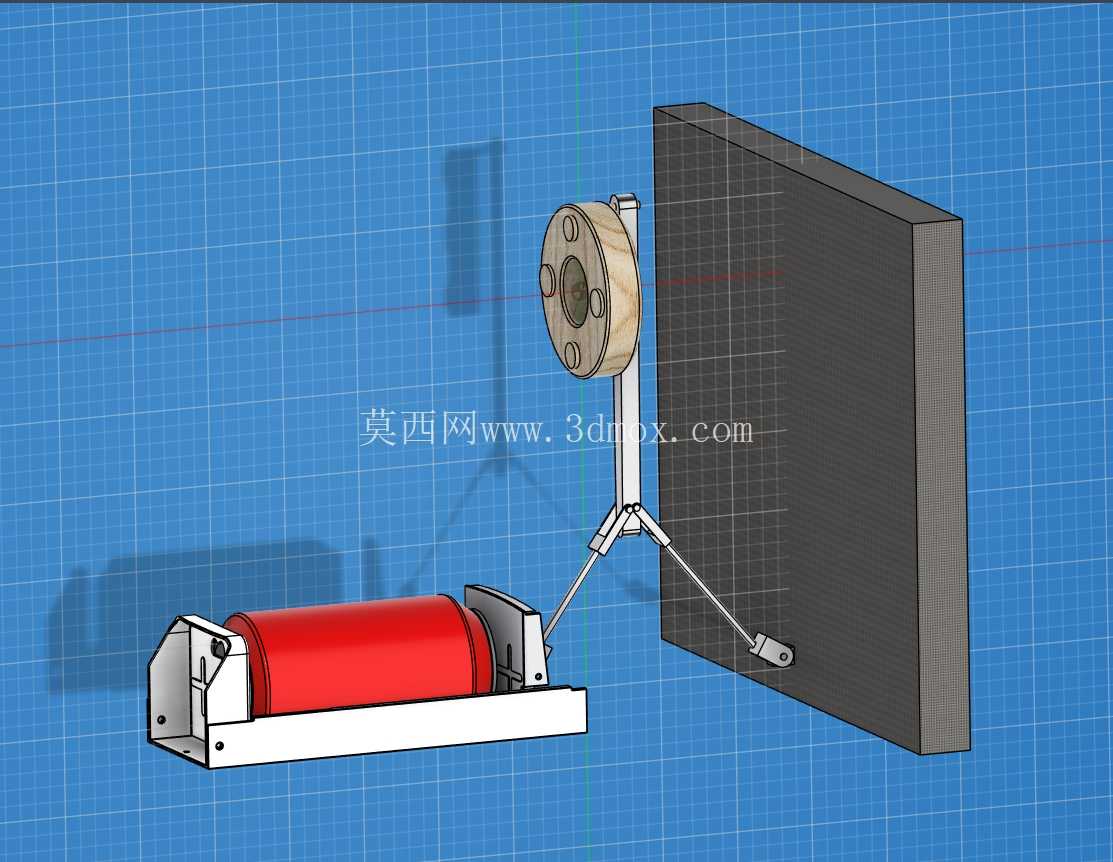 拨动联动机构(易拉罐粉碎机版)