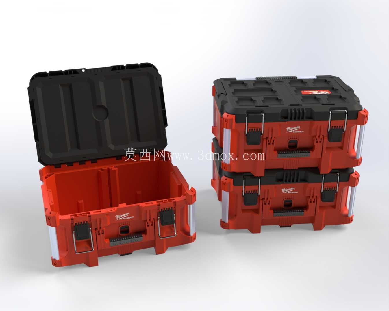 Milwaukee Packout 48-22-8425 – 粉丝制作的 3D CAD 模型