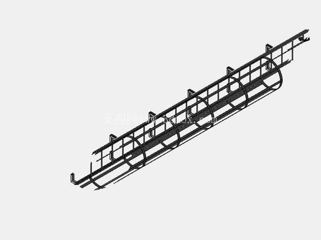 ���������Ĵ�ֱ�� �C 8.40m��Escada Vertical com Linha de Vida- 8,40m��