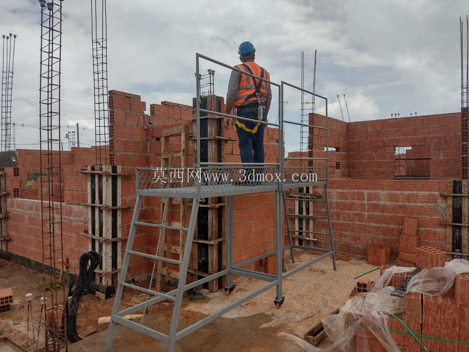 ���ڽ������̵Ĵ������� 1.5 ��ƽ̨ (Plataforma de 1,5m com Guarda-corpo para constru??o Civil)