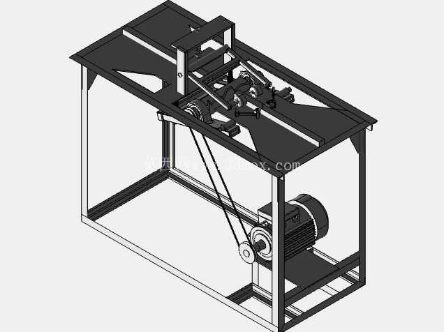 檐口切割机的 3D 模型