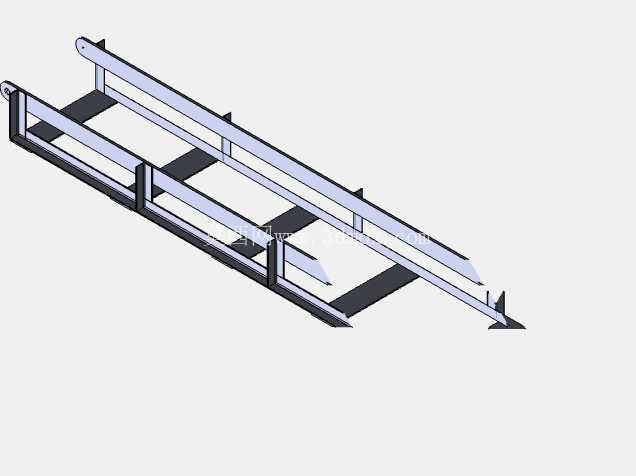 SolidWorks 中从溜槽到带式输送机的水泥排放