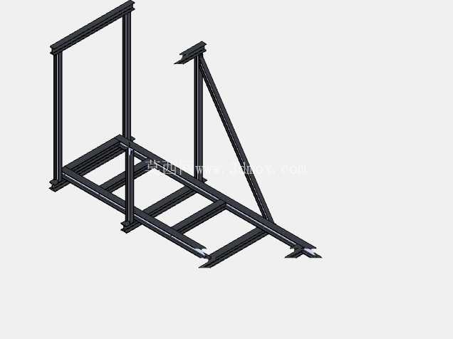SolidWorks 中从溜槽到带式输送机的水泥排放