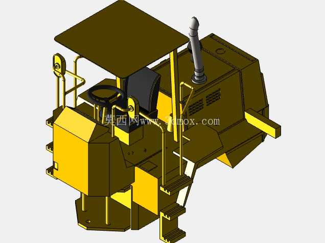 Retroexcavadora Completa - SolidWorks