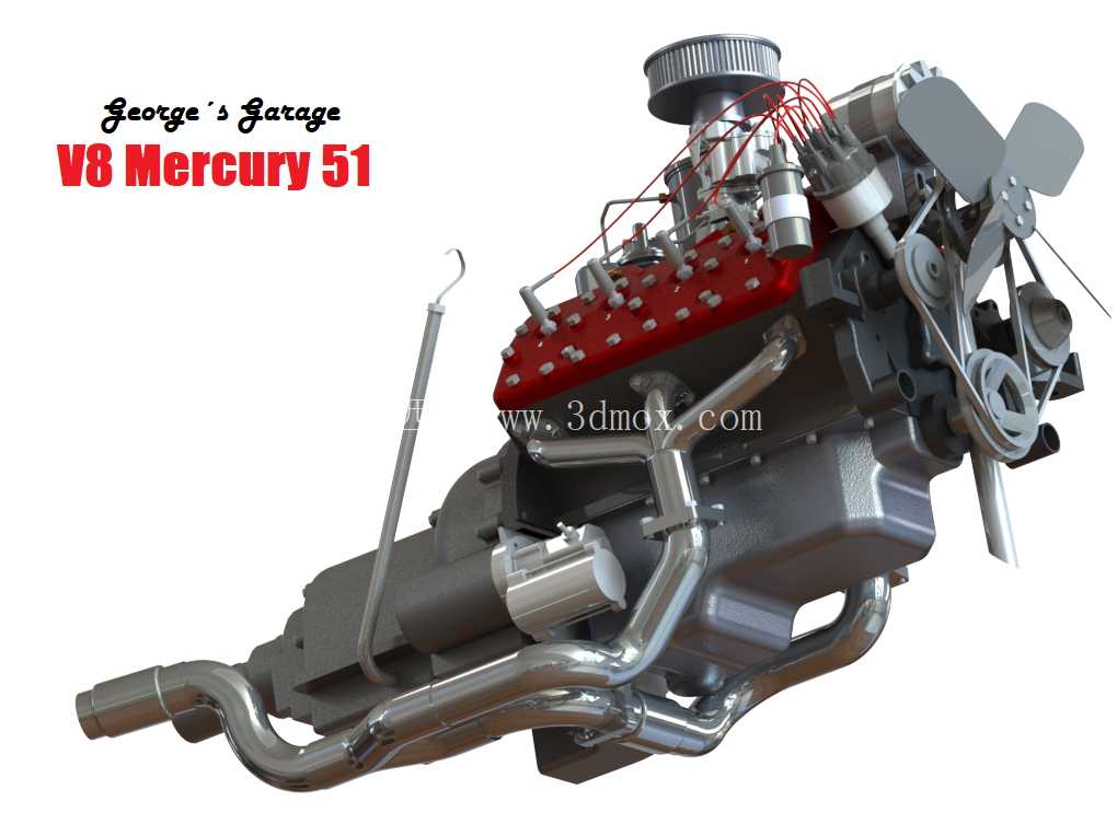 V8 平头发动机 - Mercury 51