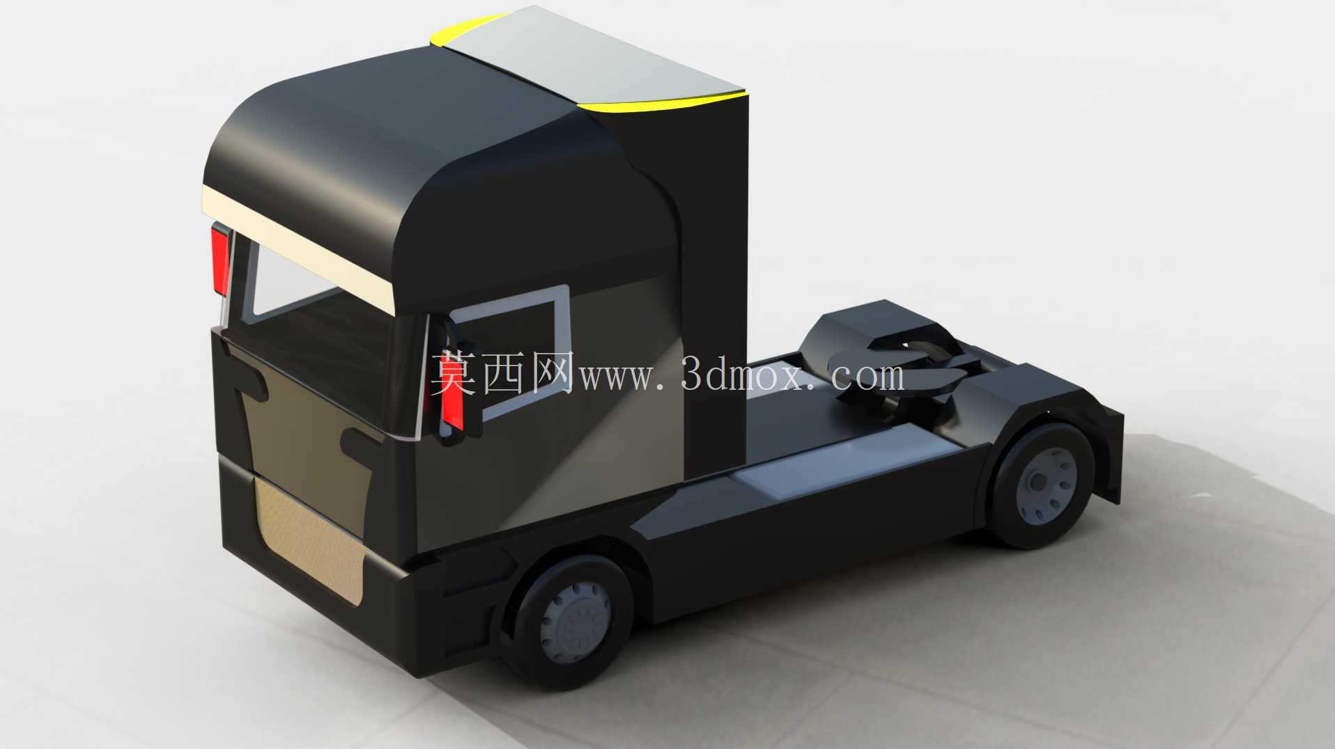 Semi_trailer_truck_Black