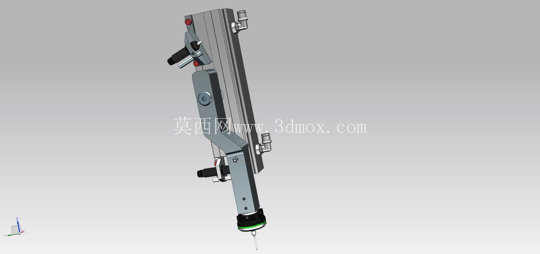 ������ת���ܡ����������Ƶ� 3D CNC ̽ͷ�� ��װ�� z ���ϡ�
